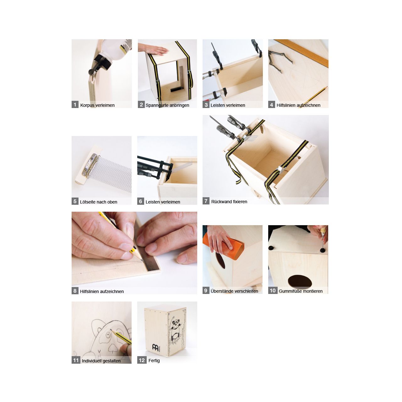 Make Your Own - Cajon Bausatz Kit
