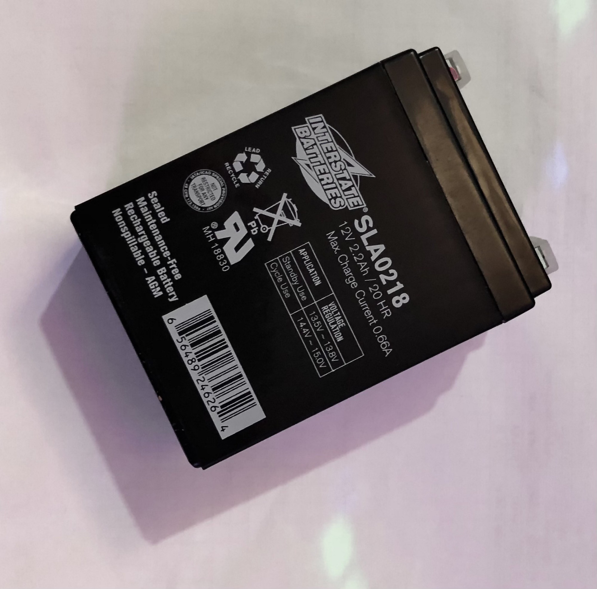 Battery - 12V 2.2AH