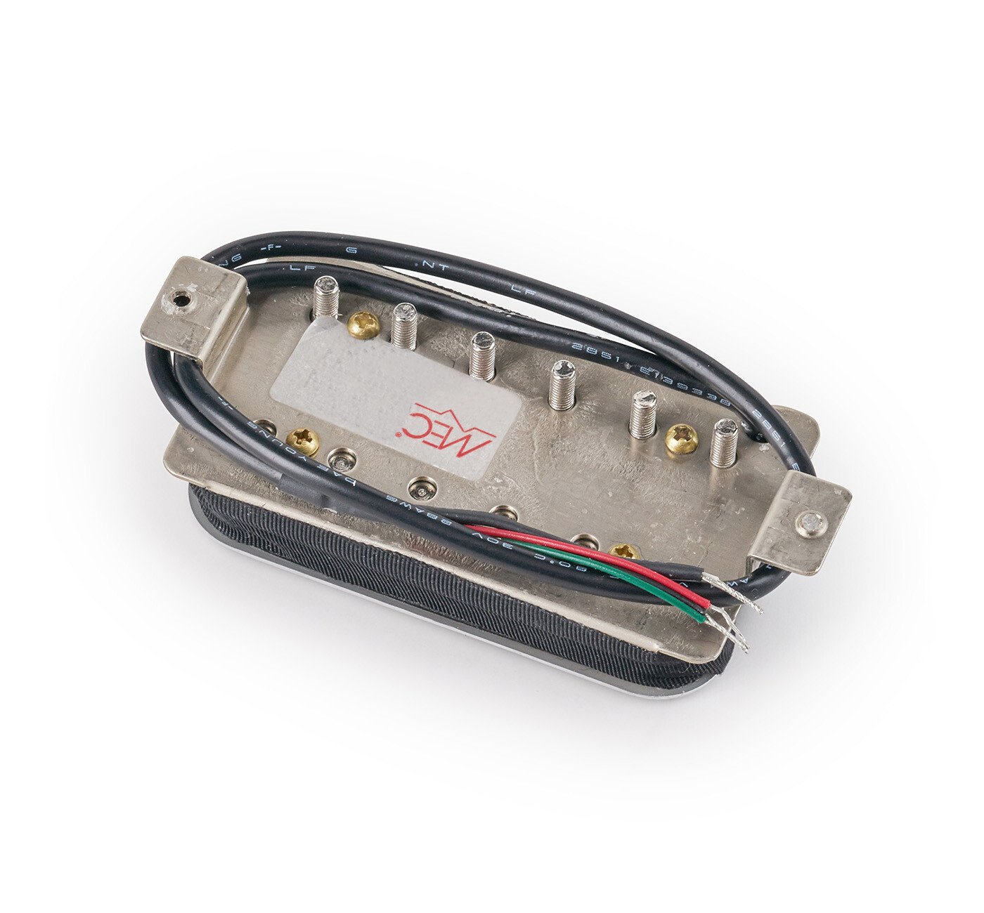 Modern Humbucker Guitar Pickup Open Bobbin Bridge Tremolo Spacing - Chrome