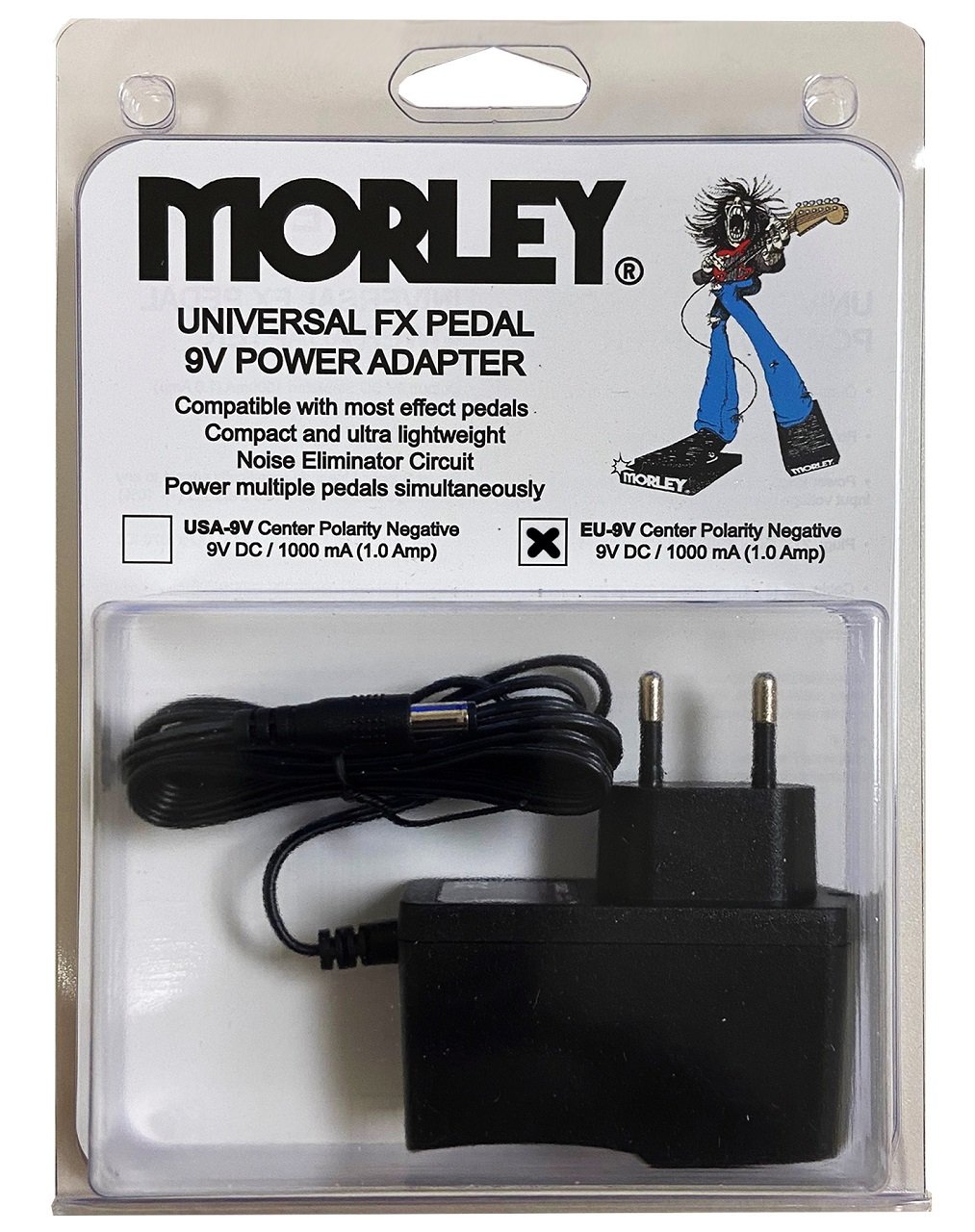 9V DC Power Adapter, 1000 mA