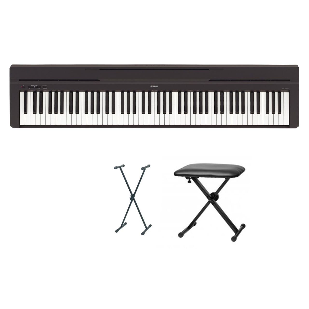 P-145 Digitalpiano Bundle VI mit  X-Ständer und Bank