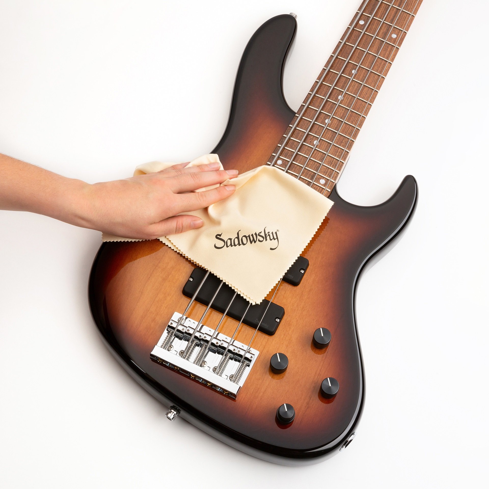Microfiber Cloth, Sadowsky Logo Imprint (30 x 30 cm)