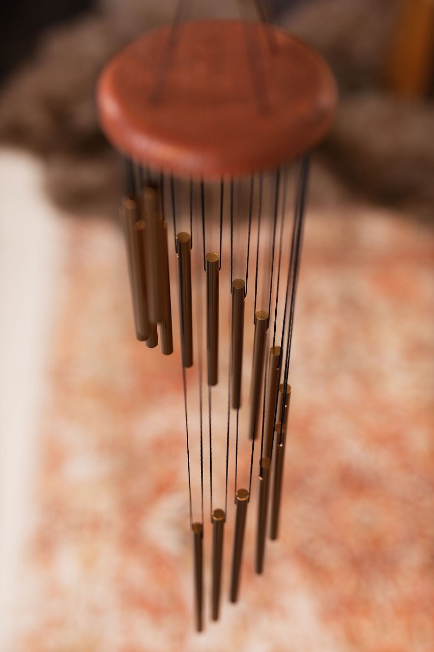 Spiral Chime, 29" / 73 cm, Bronze