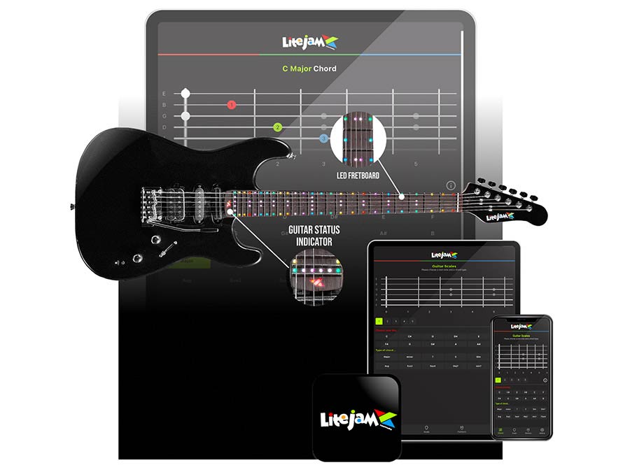 Smart Guitar RGB24/WH