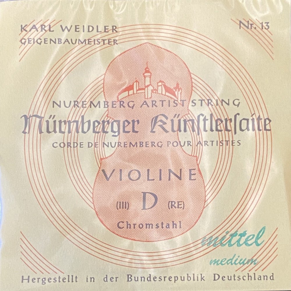 4/4 D Chromstahl umsponnen  