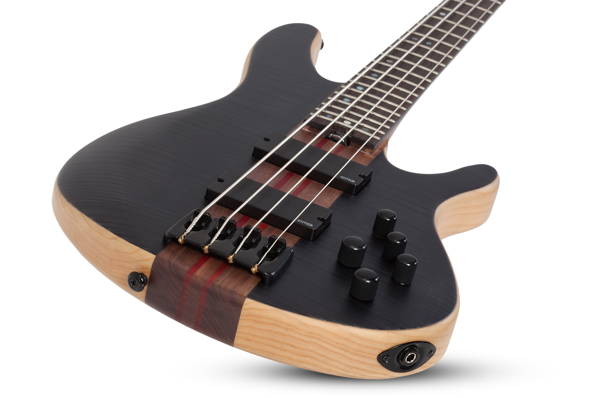 Charles Berthoud CB-4 See-Thru Black Satin E-Bass