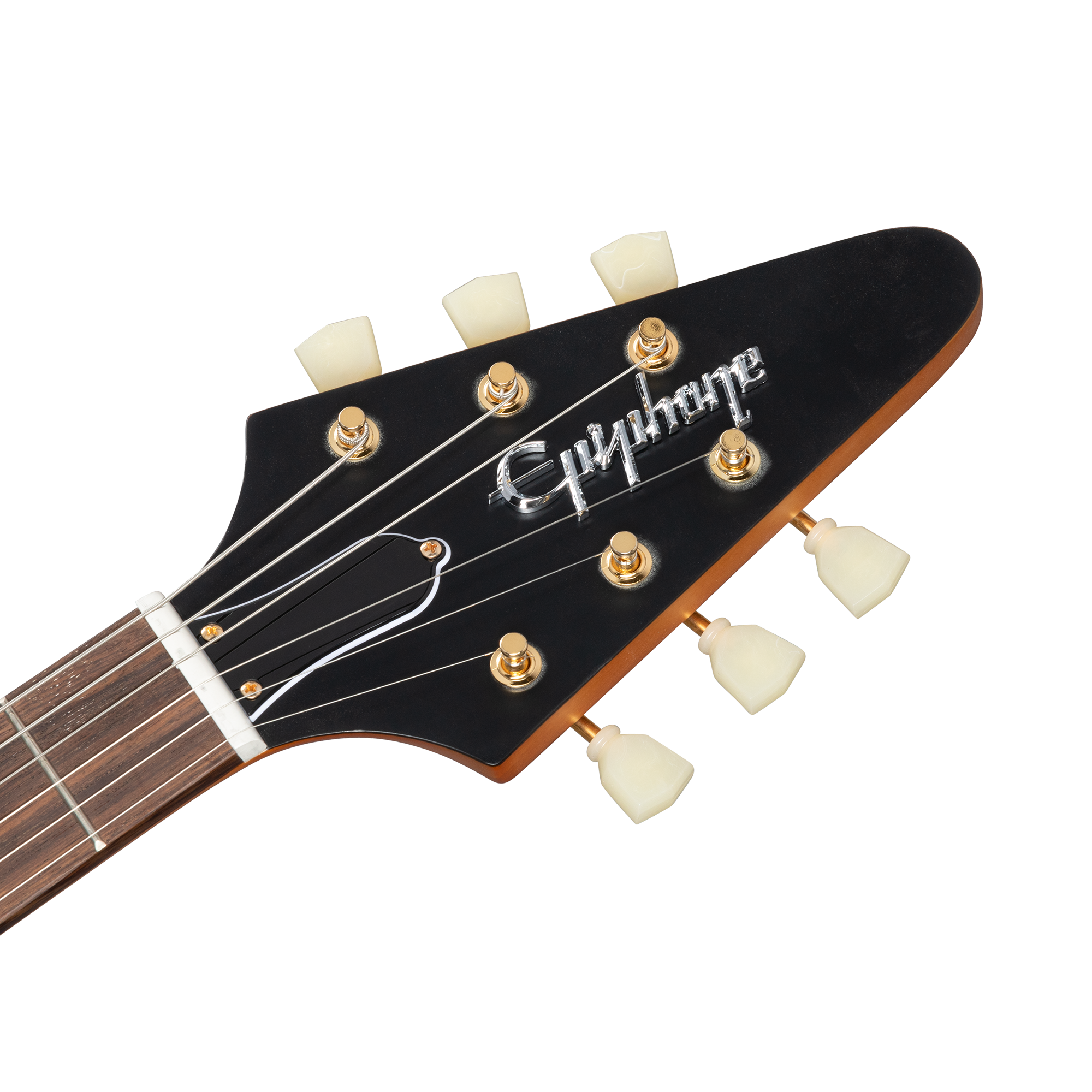 1958 Korina Flying V (White Pickguard), Aged Natural