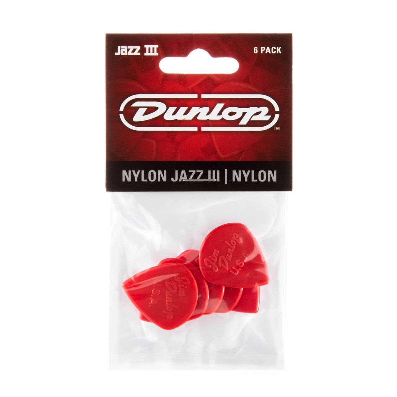 Nylon Jazz III 1.38 mm Picks Player's Pack 6 pcs.