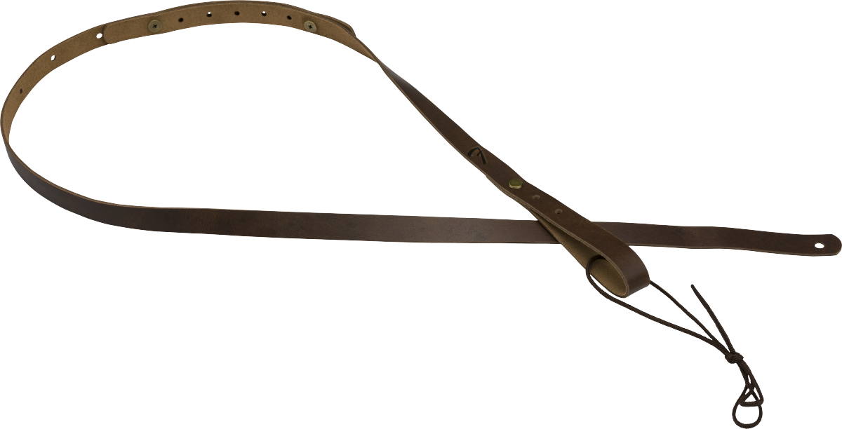 Paramount Mandolin Leather Strap, Brown