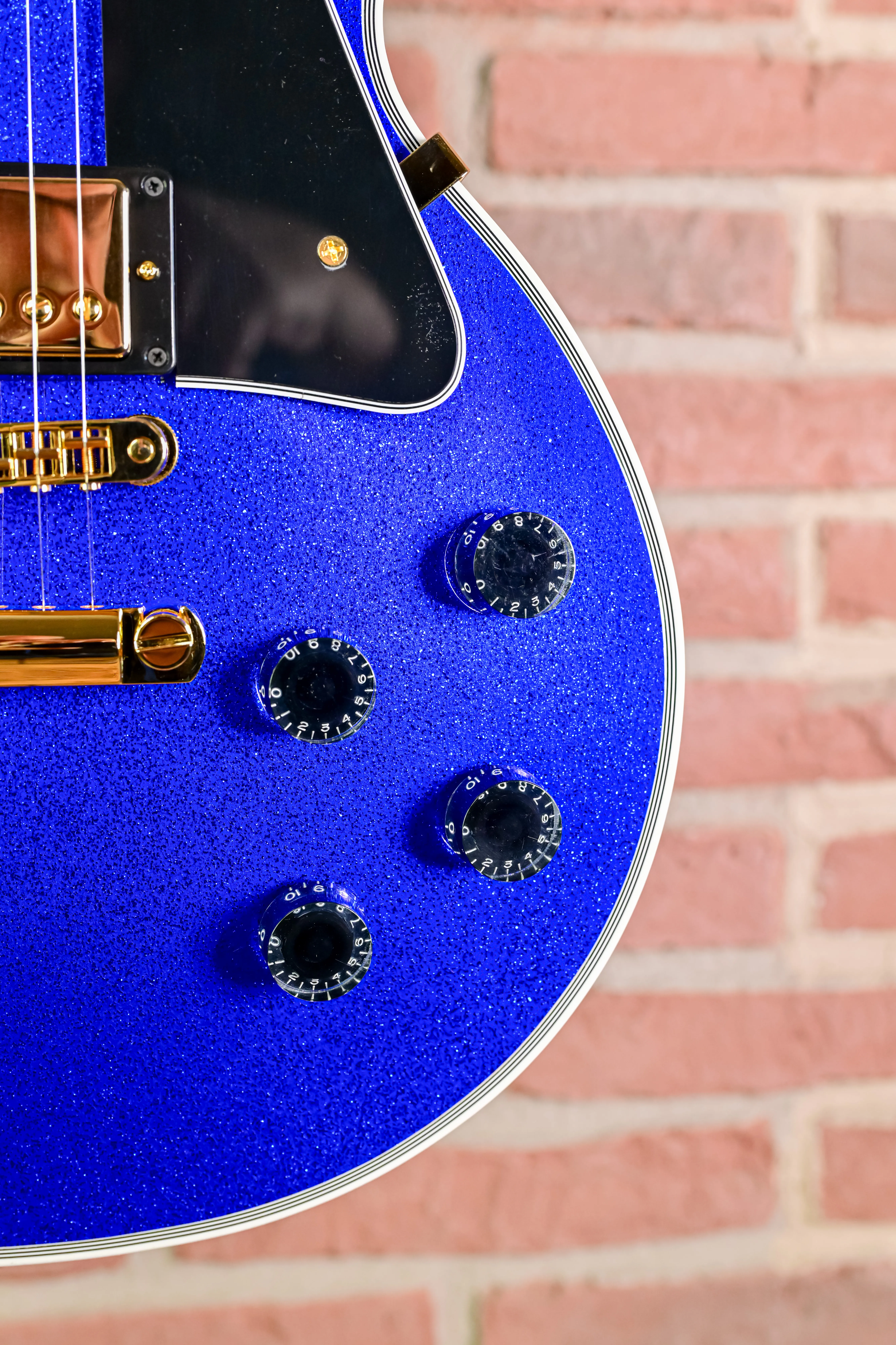 Les Paul Custom M2M Dark Blue Sparkle (B-Stock) High-End Guitar
