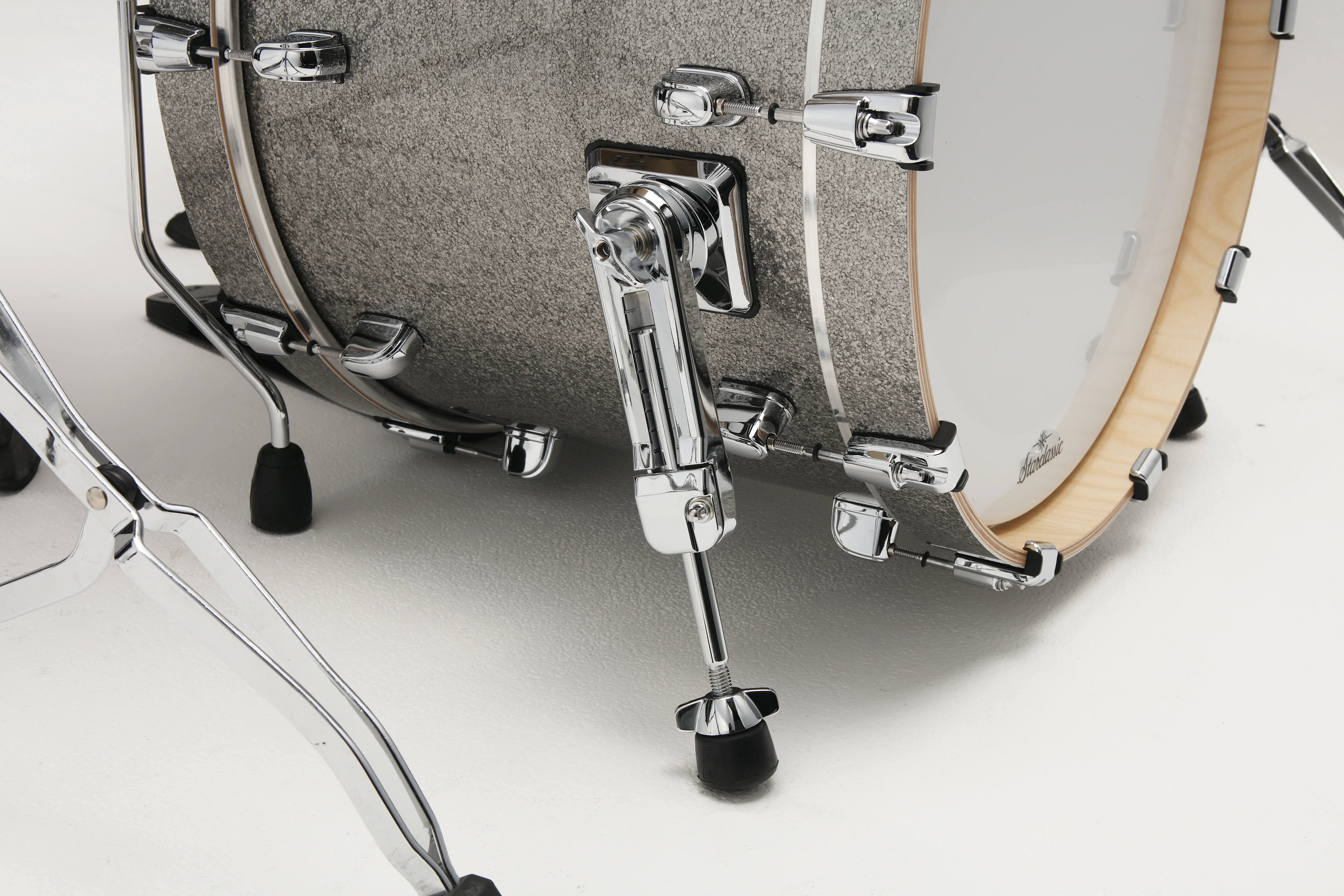 Starclassic Walnut/Birch Duracover Wrap Shell Kit 3 teilig - Smoked Silver Sparkle