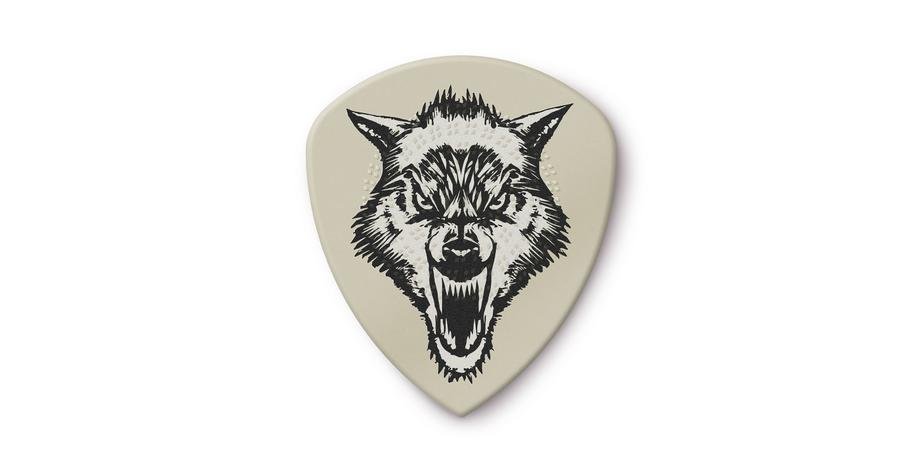 Hetfield's White Fang Custom Flow Picks, Player's Pack, 6 pcs., white 1.00 mm 