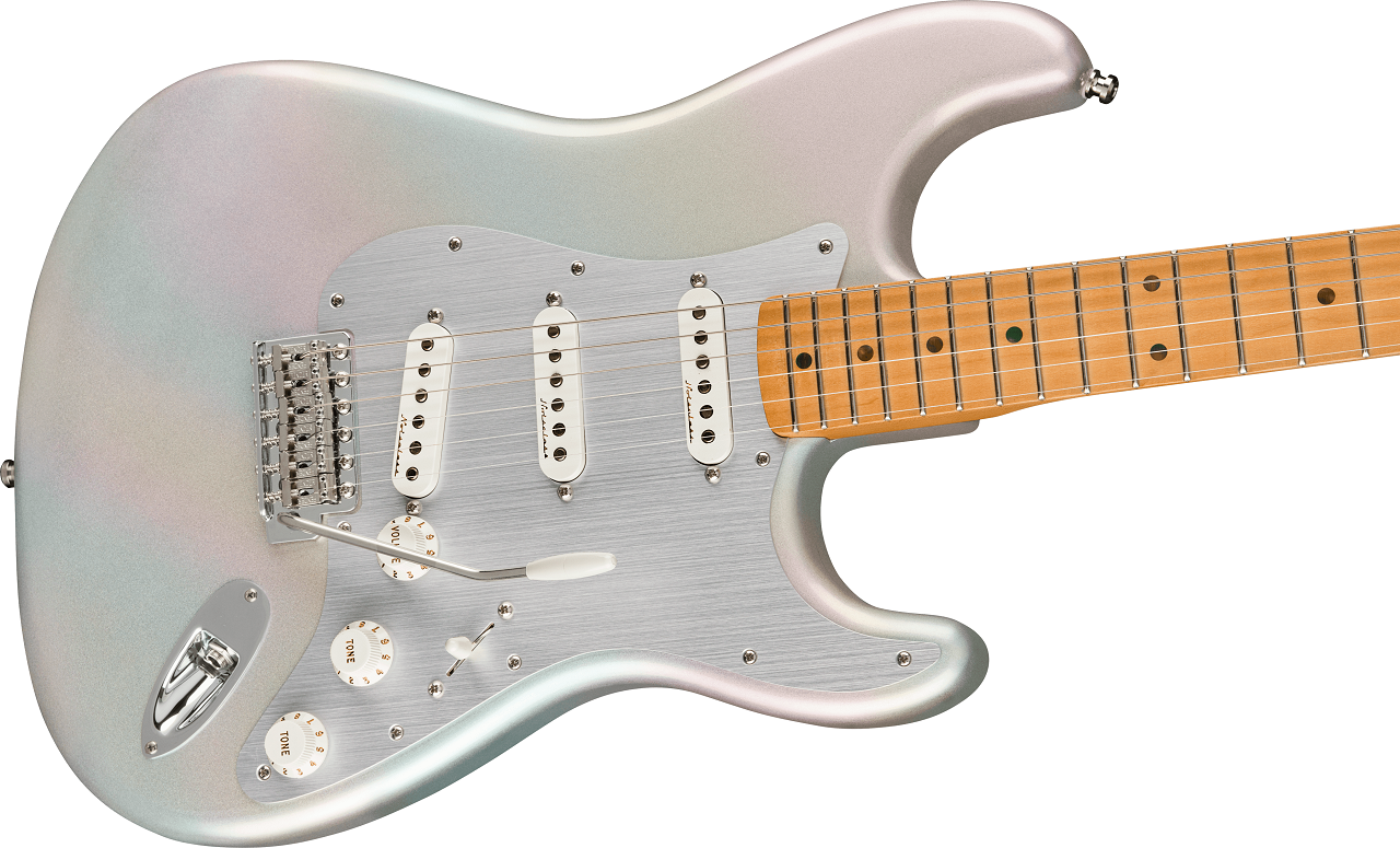 H.E.R. Stratocaster®, Maple, Chrome Glow