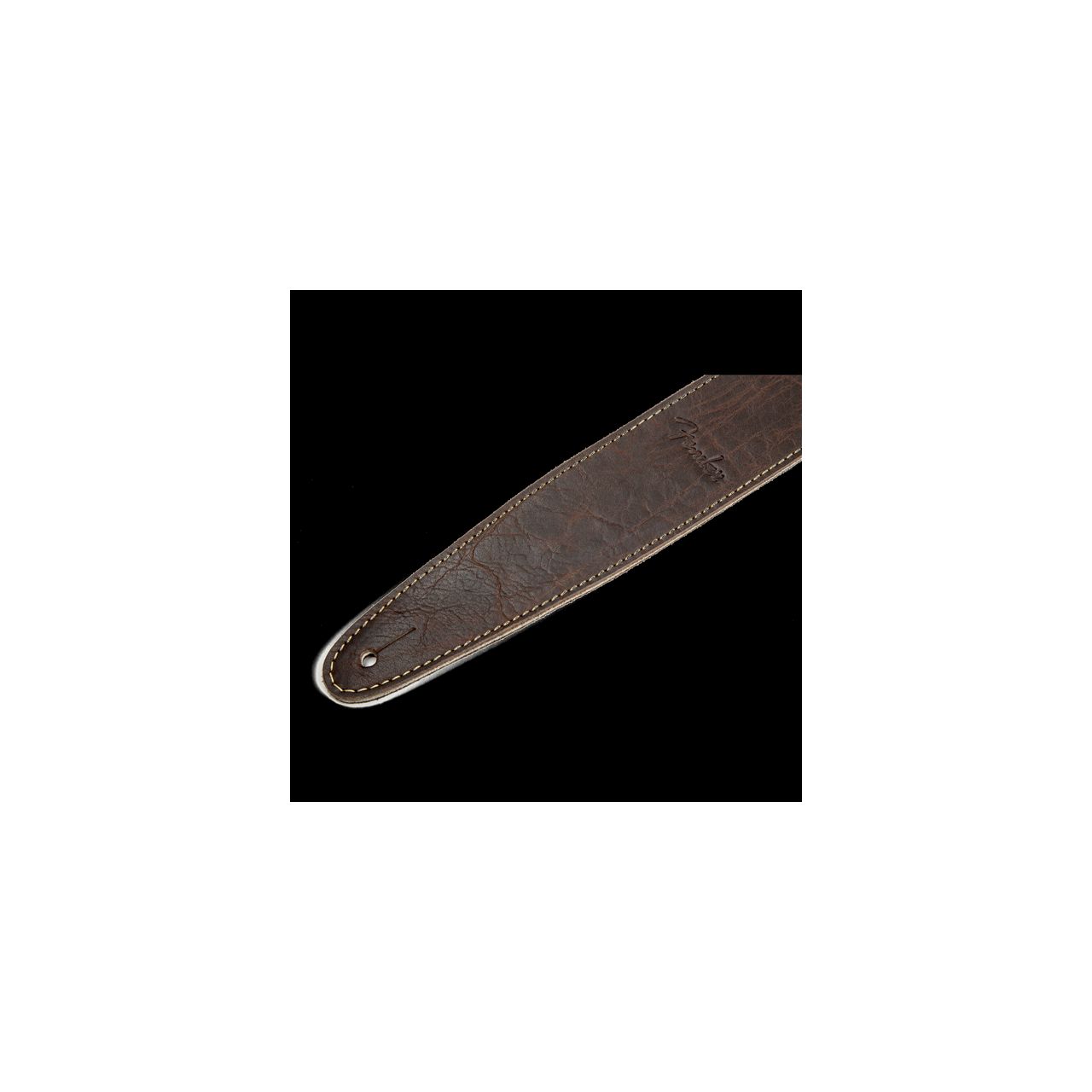 Artisan Crafted Leather Strap, 2" Brown - Gurt