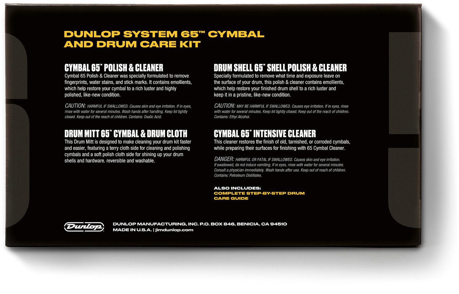 System 65 Cymbal And Drum Care Kit