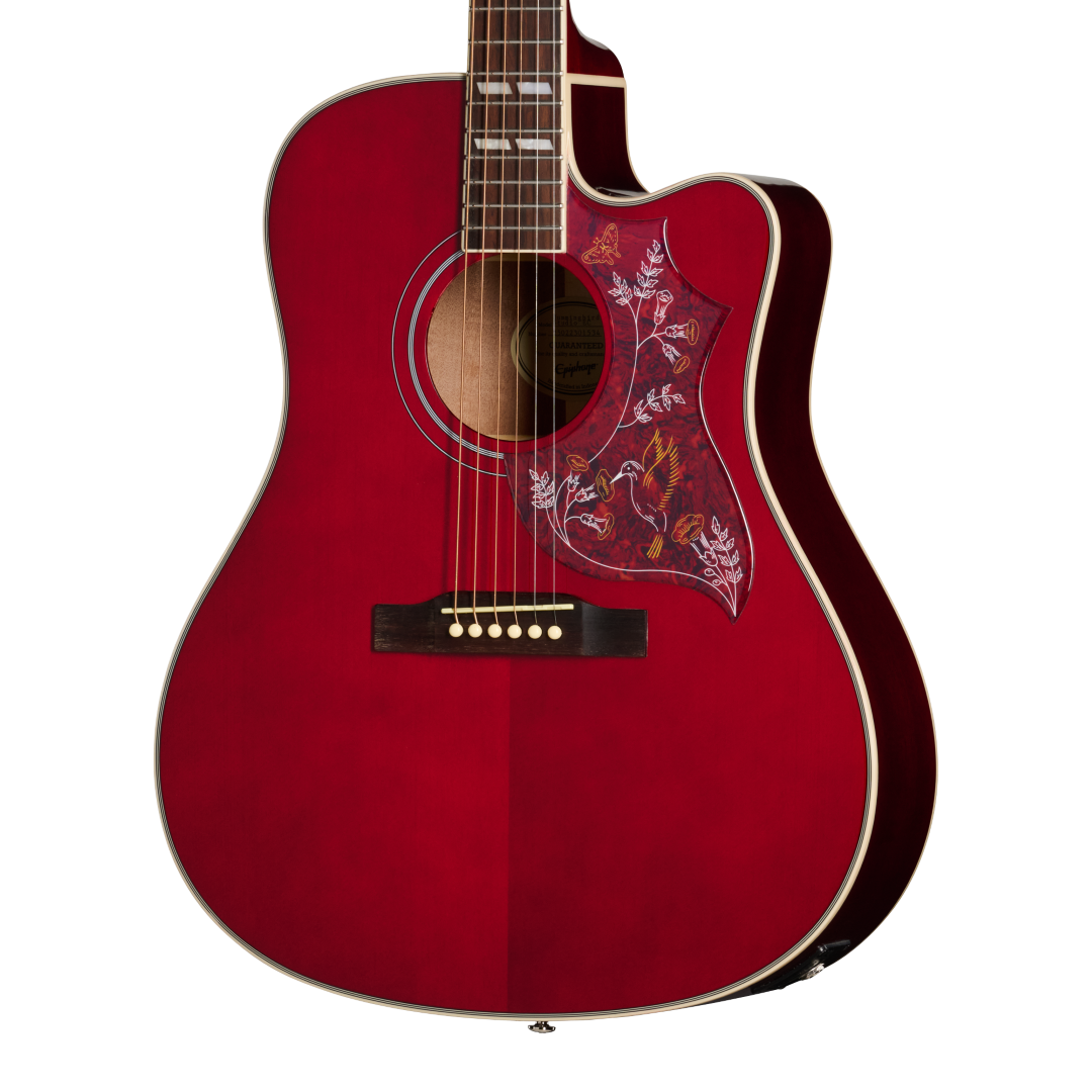 Hummingbird Studio EC Wine Red Westerngitarre