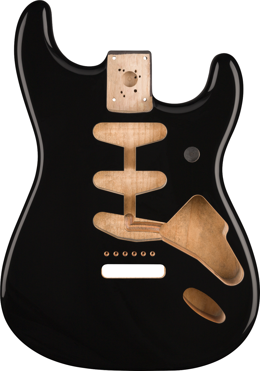 Stratocaster® SSS Alder Body, Black