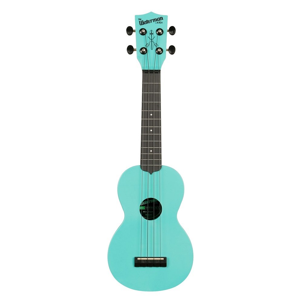 Waterman Recycled Soprano Ukulele Glow-in-the-Dark Aqua Mist