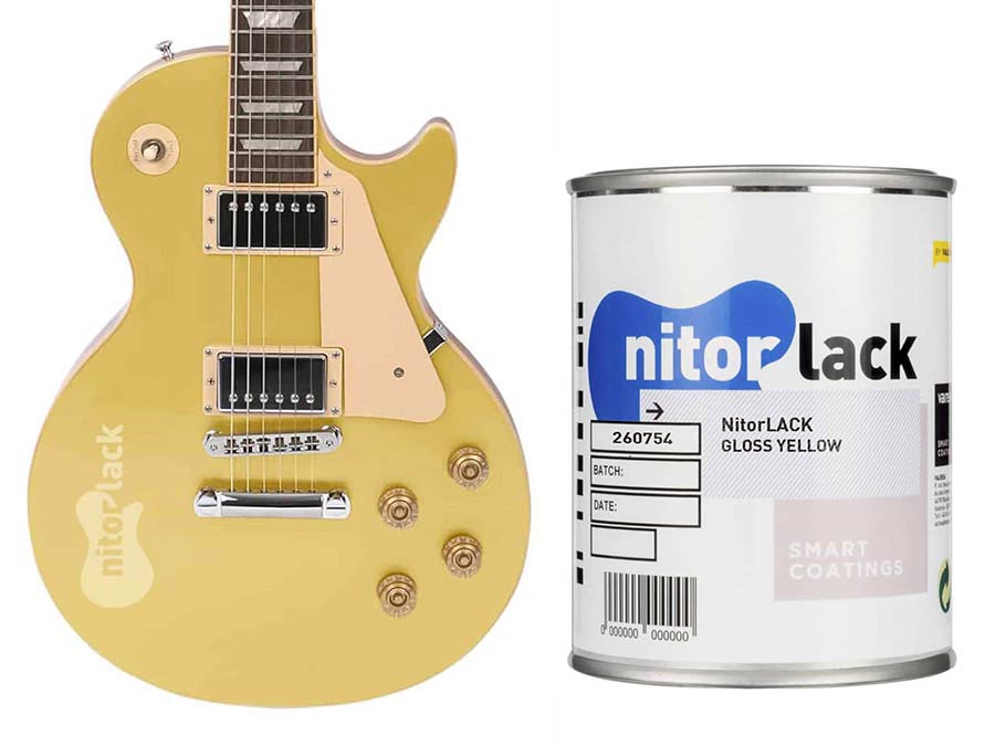 Nitrocelluloselack Yellow Gloss - 500ml Dose