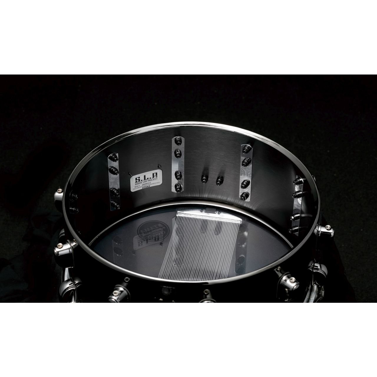 LBR1465 14" x 6,5" S.L.P. Black Brass Snare