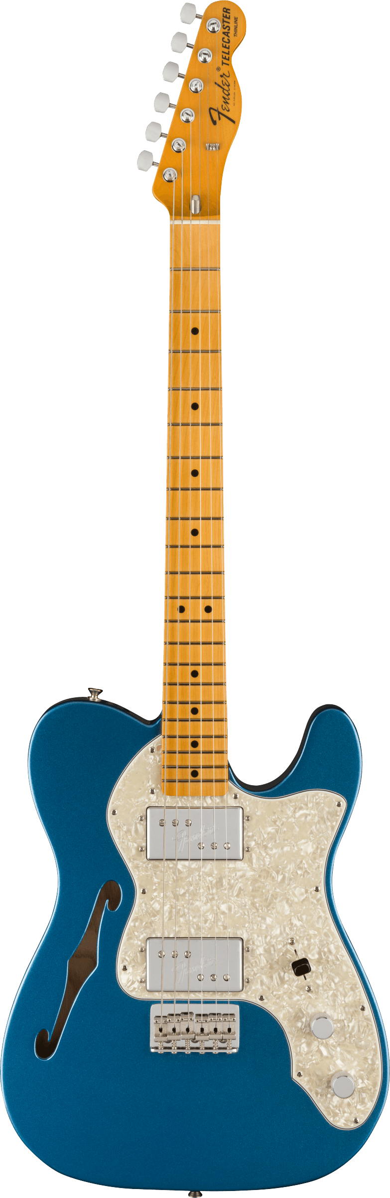 American Vintage II 1972 Telecaster® Thinline, Maple Fingerboard, Lake Placid Blue