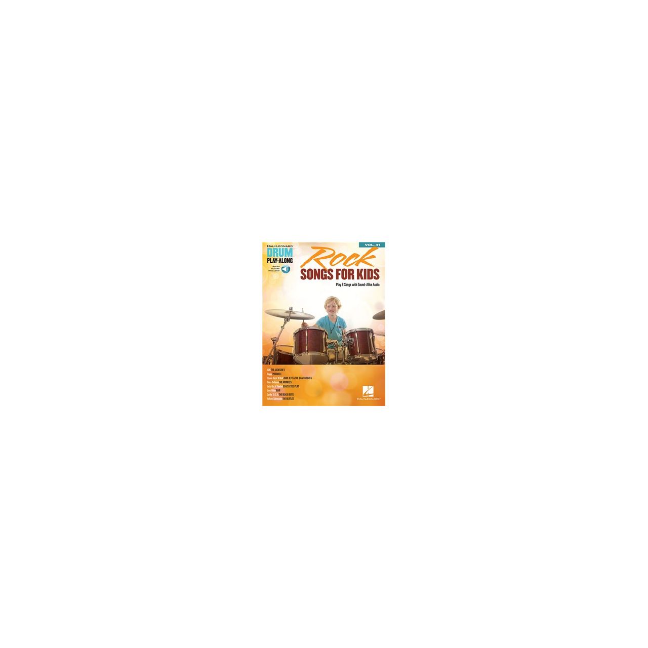 Drum Play-Along Volume 41: Rock Songs For Kids (Book/Online Audio)