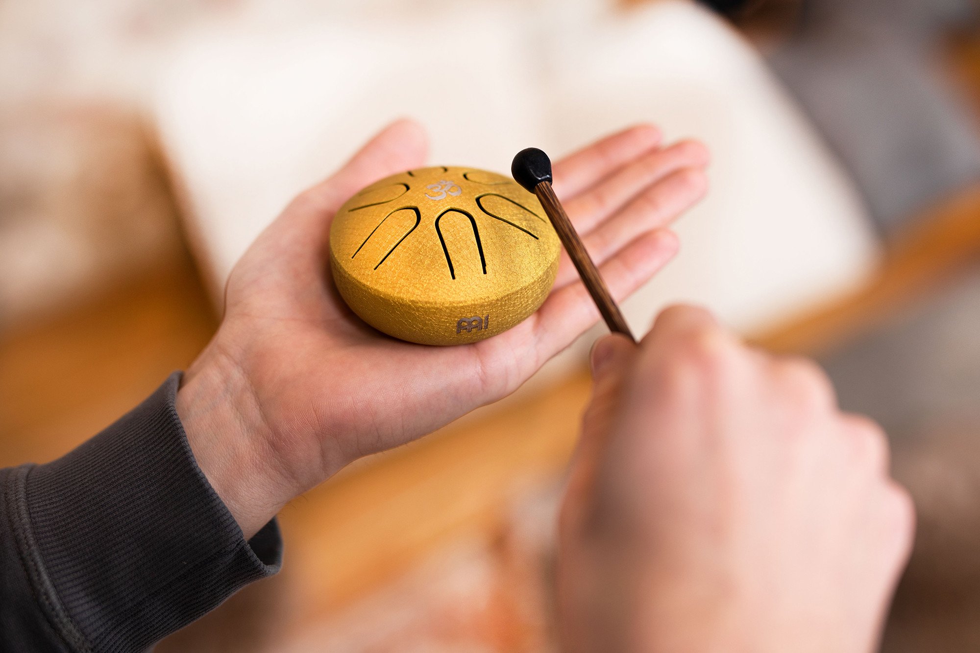 Pocket Steel Tongue Drum - Gold