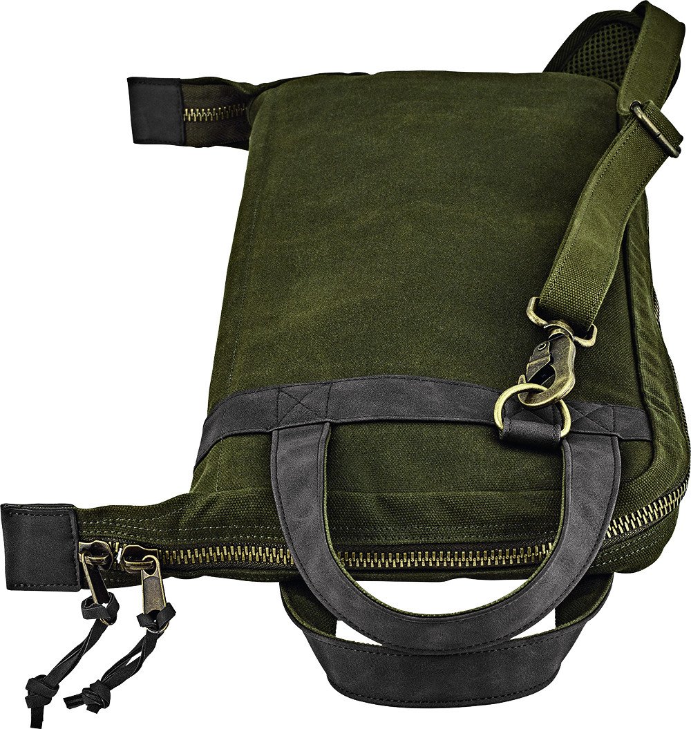 Canvas Stick Bag - Forest Green