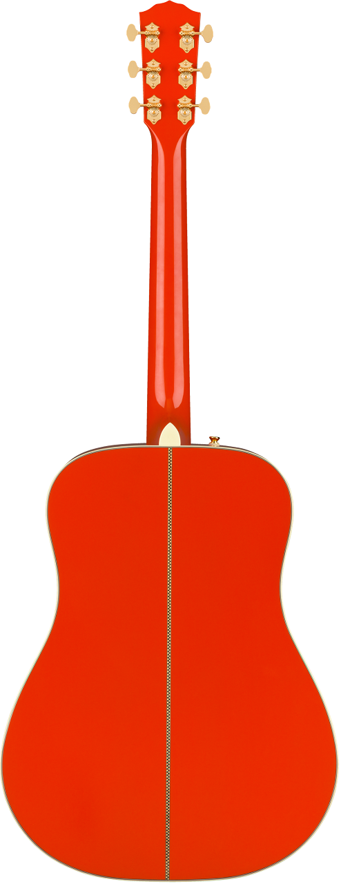 PM-1 Deluxe Dreadnought with Case, Fiesta Red 