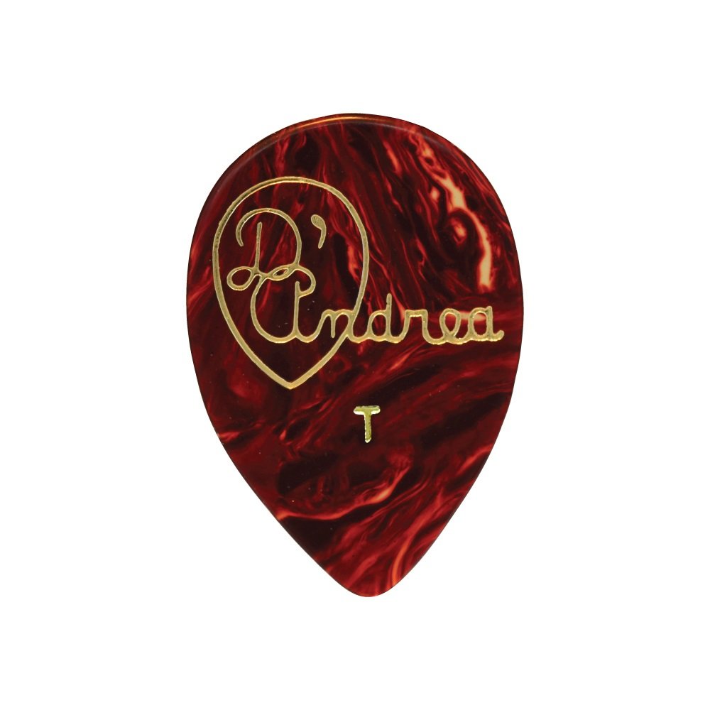 Shell Celluloid Picks - 358 Shape (RG358 .46TH), 72 pcs Refill Bag, 0.46 mm, Shell