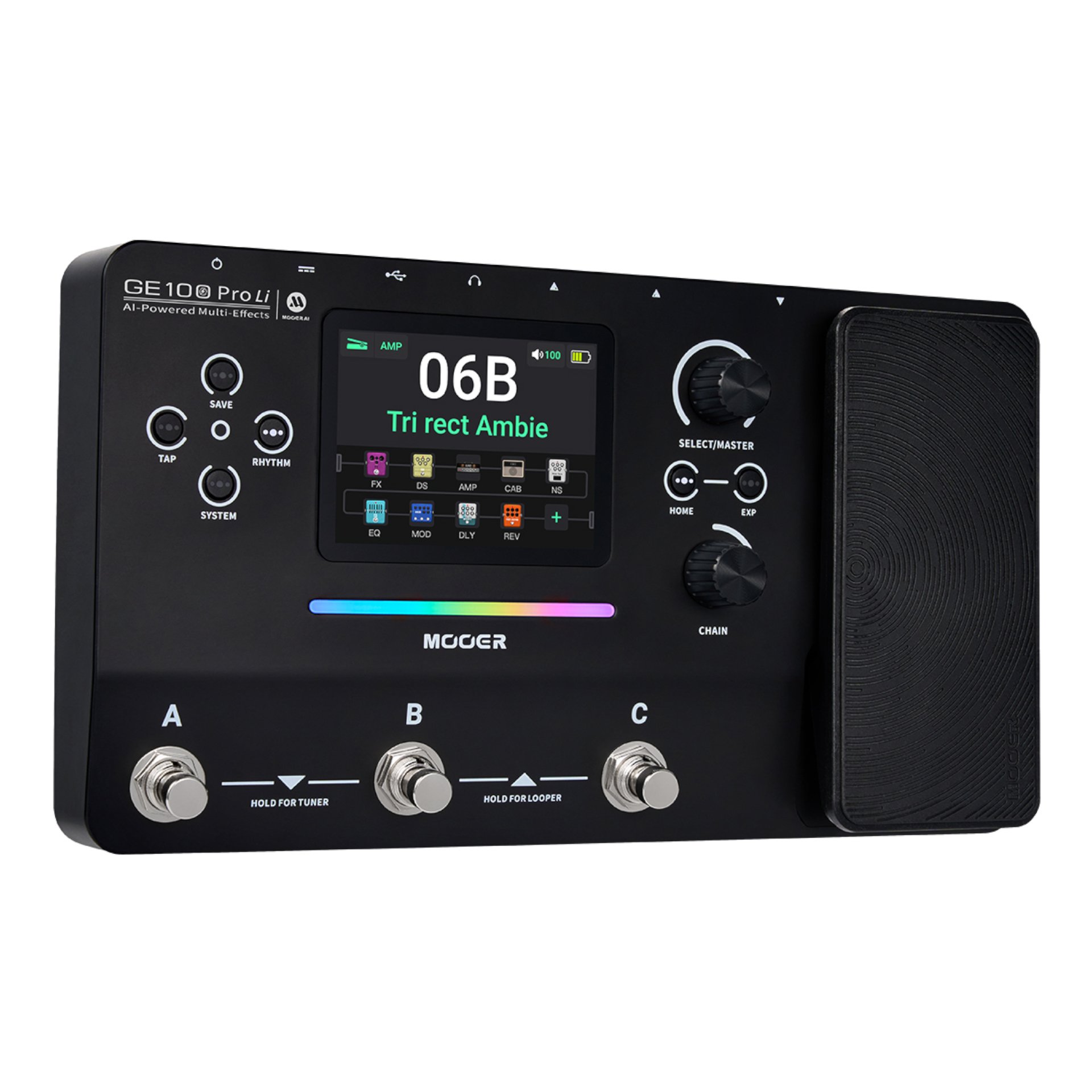GE 100 PRO Li Guitar Multi FX Processor