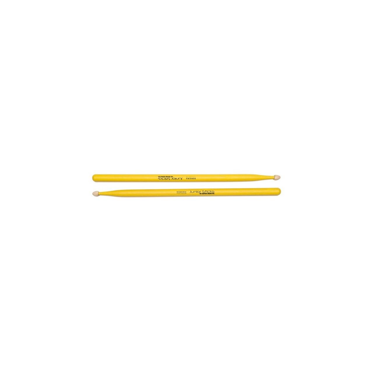 Junior Hickory Sticks gelb lackiert