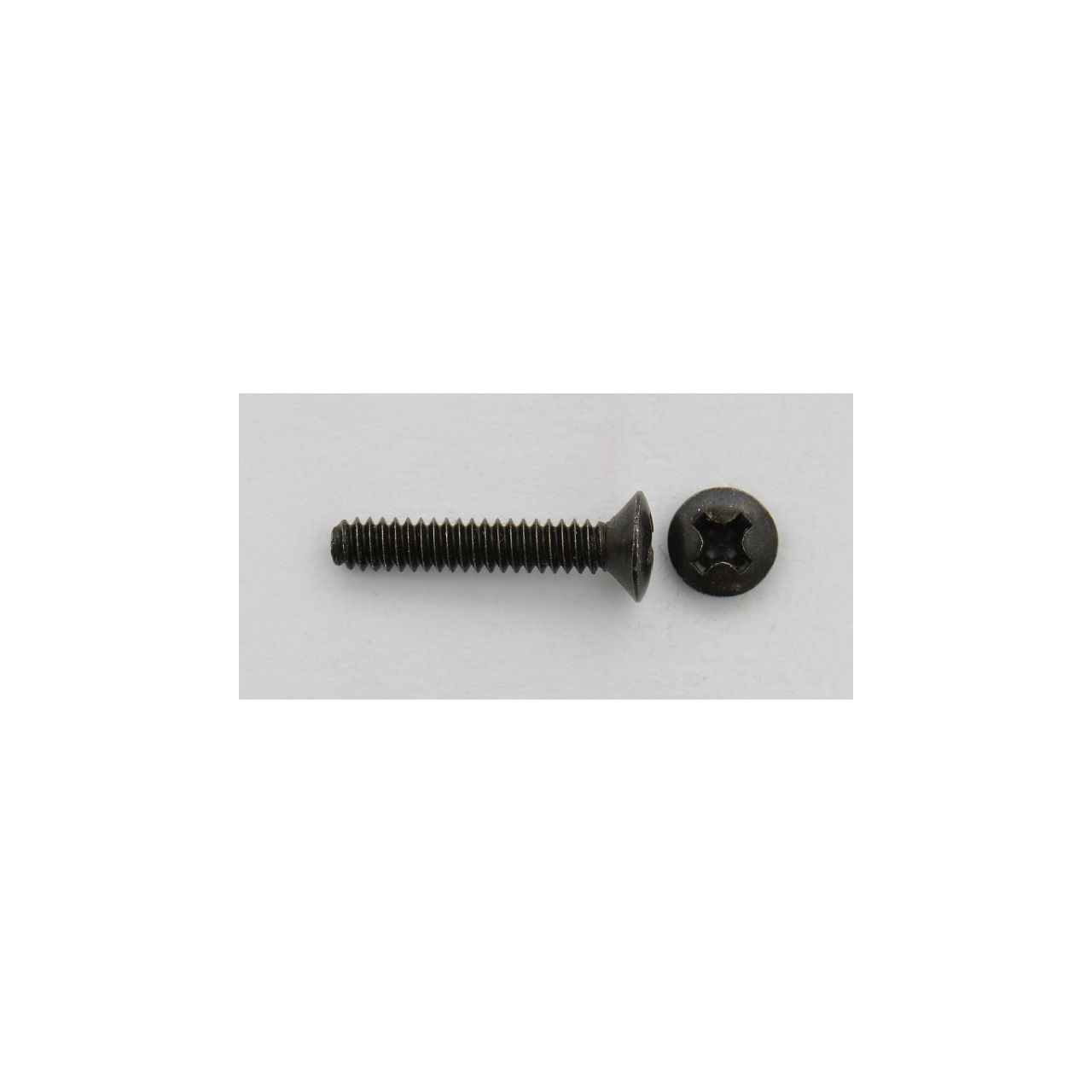 SR25B Schraube für Strat Pickups, US-Gewinde, schwarz