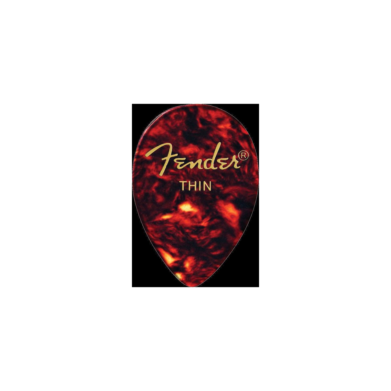 358 Shape Picks, Tortoise Shell, Thin, 12 Count