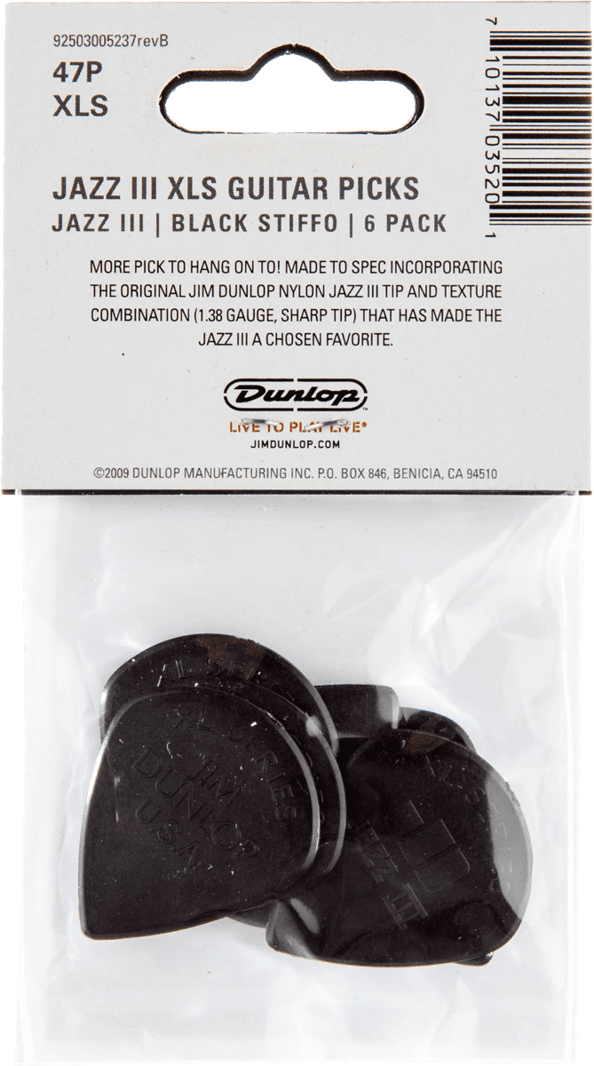 Jazz III XL Stiffo 1.38mm Player's Pack 6 Stck.