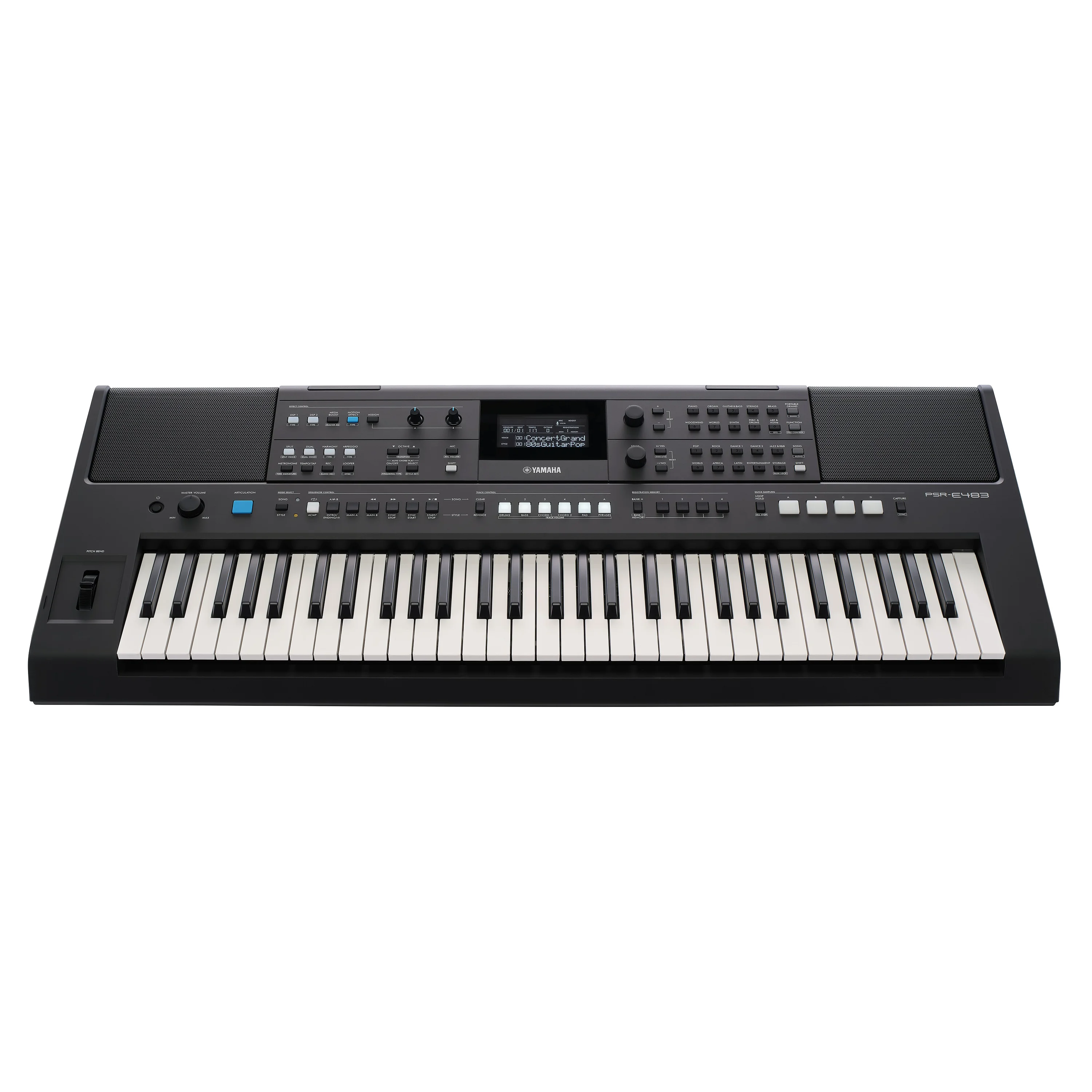 Yamaha PSR-E483 Vorderansicht
