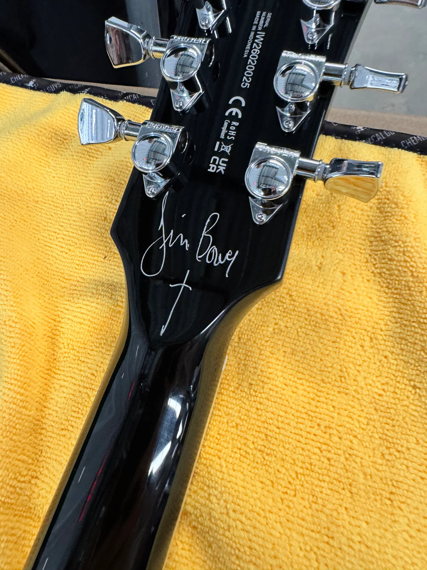 Jimmy Bower Signature Seer Gloss Black E-Gitarre