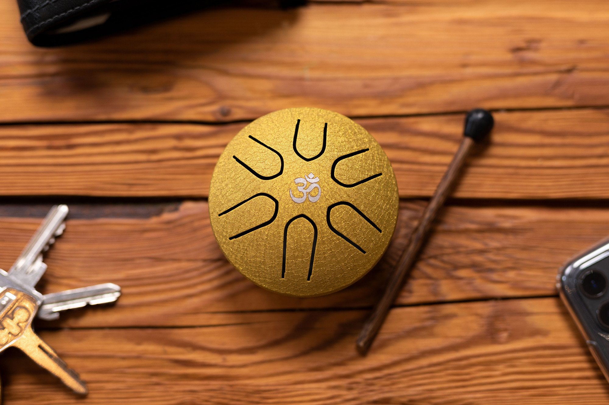 Pocket Steel Tongue Drum - Gold