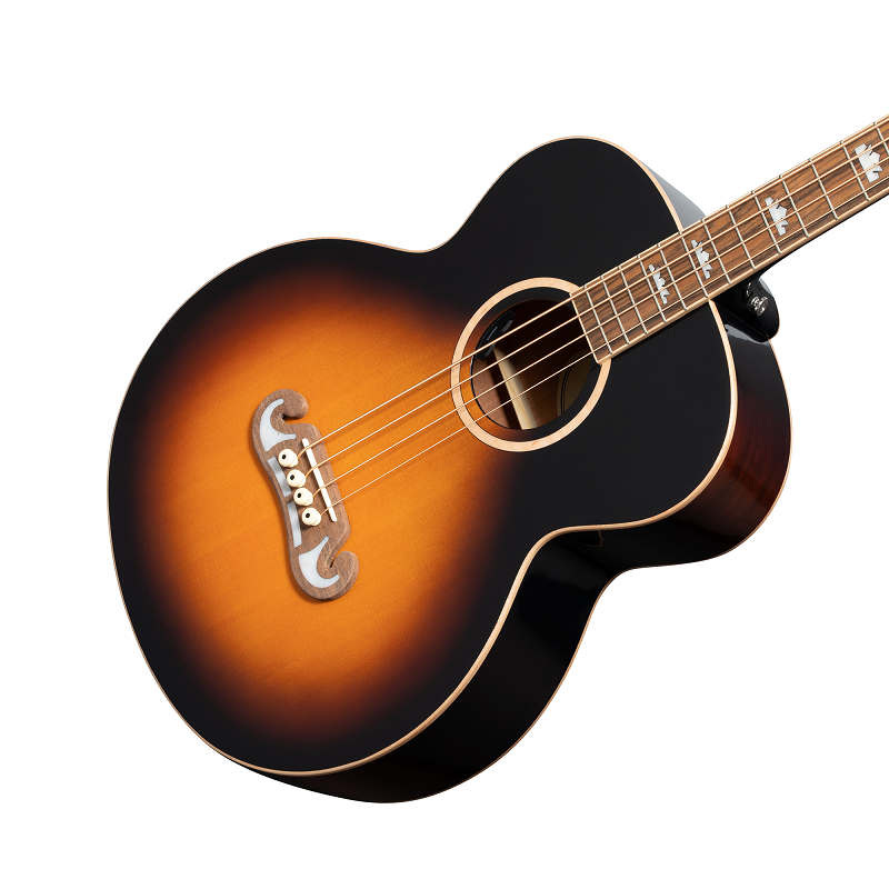El Capitain J-200 Studio IV Bass (Fishman Sonitone), Aged Vintage Sunburst