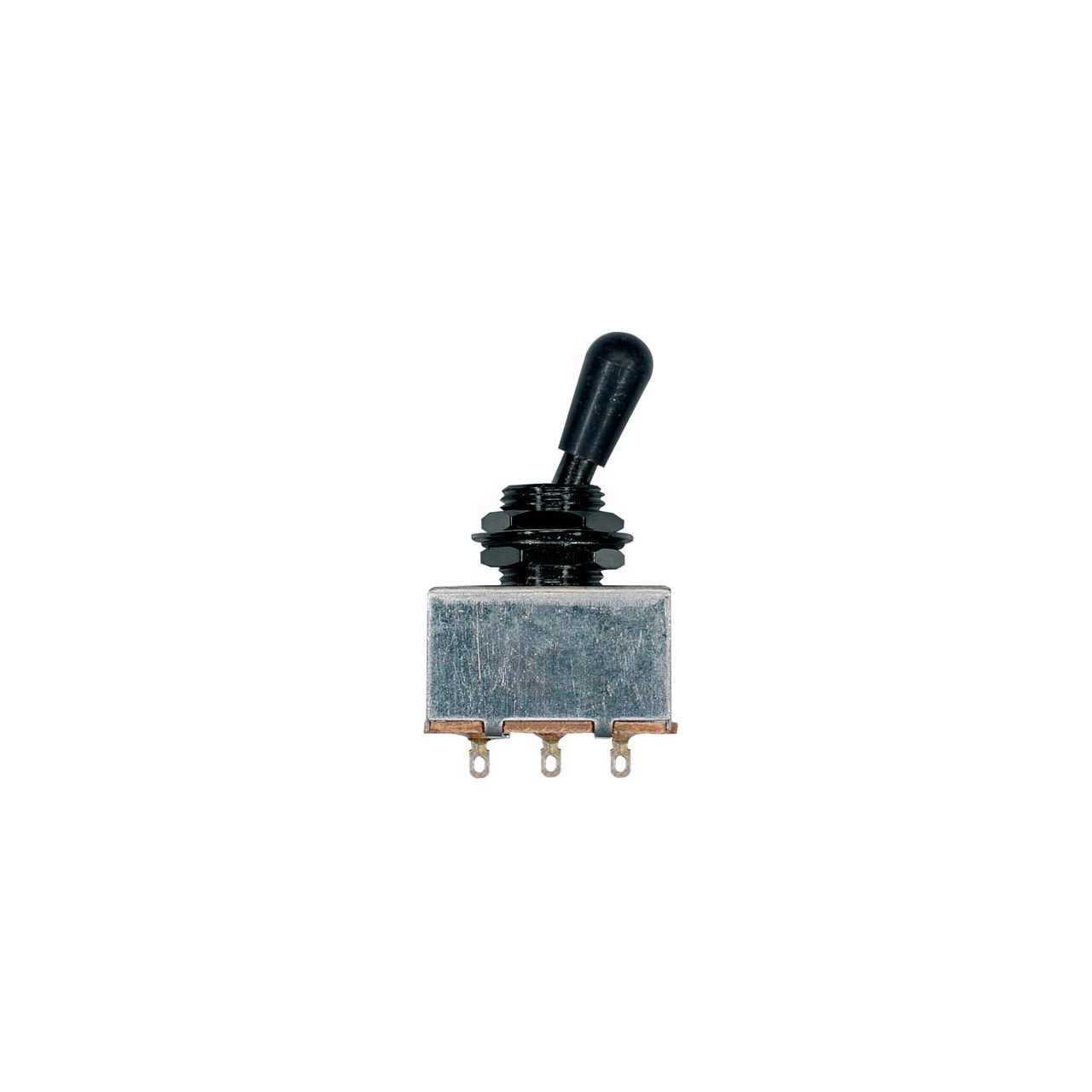 Toggle Switch, 3-Weg-Schalter, schwarz, geschlossen