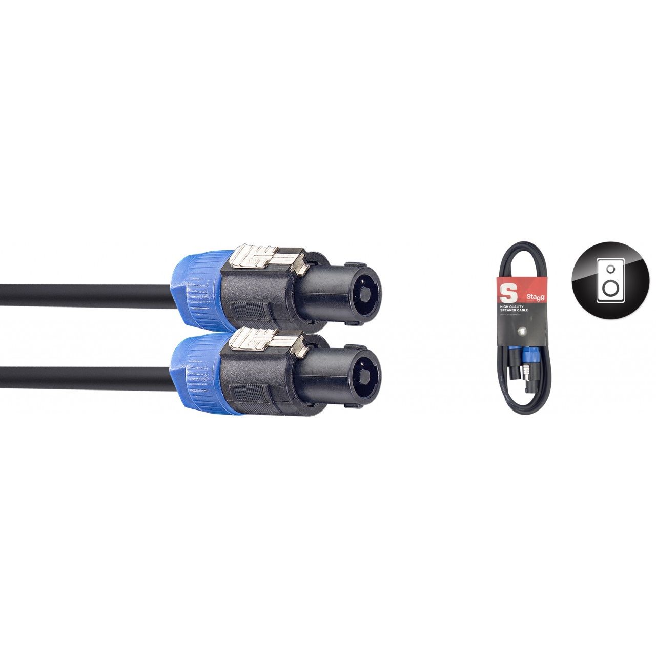 Lautsprecherkabel 2x1,5mm² - SpeakON - 10m
