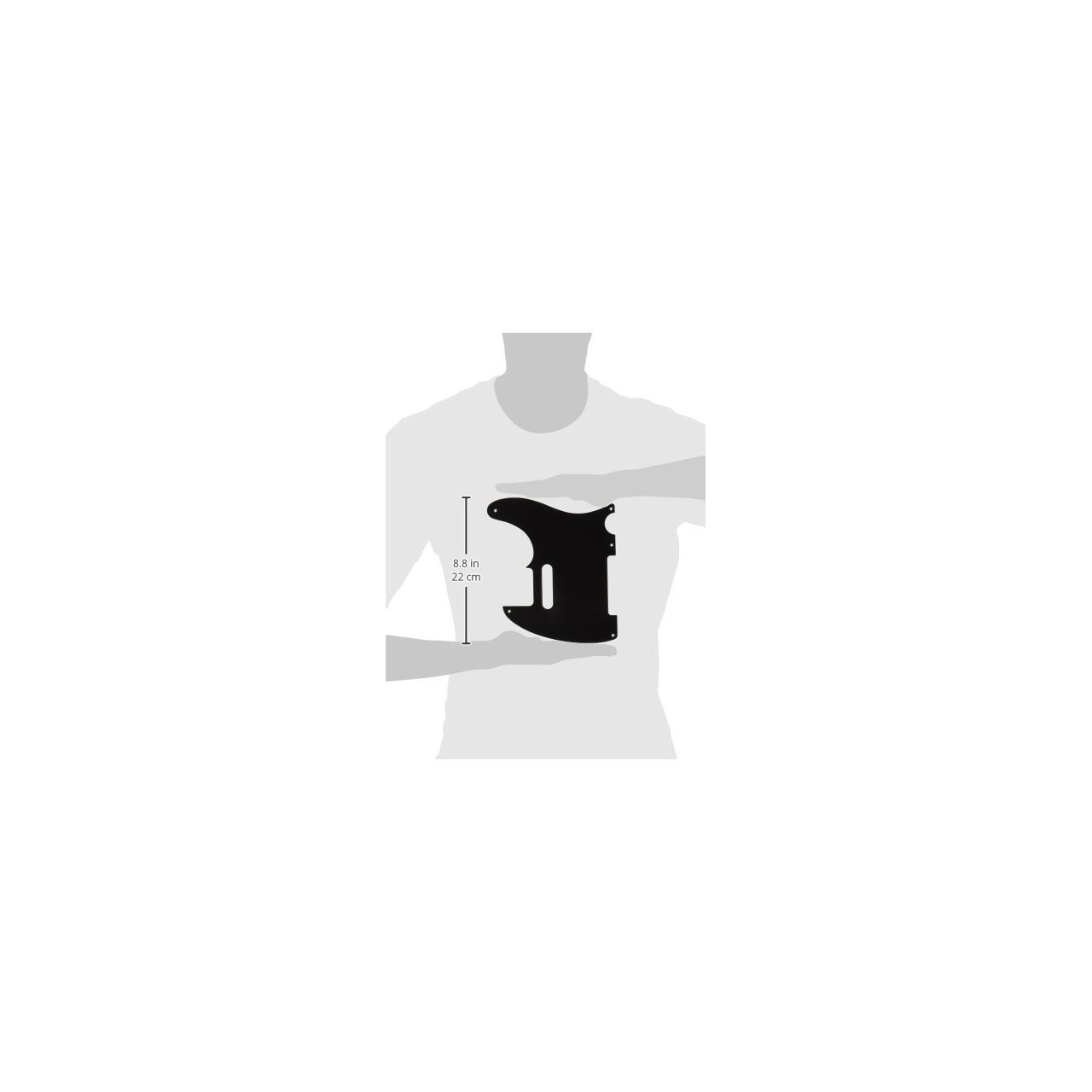 1-Ply Black 5-Hole Mount Telecaster® Pickguard