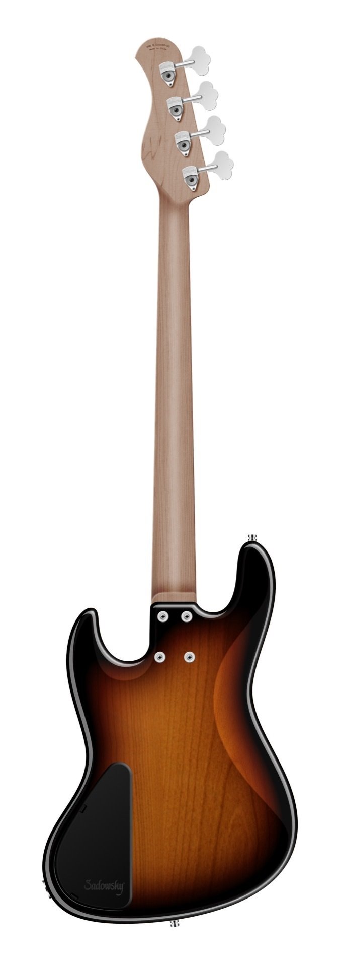 MetroExpress 21-Fret Vintage M/J Bass, Morado Fingerboard, 4-String - Tobacco Sunburst Transparent H