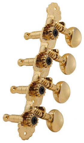 304G Sta-Tite Mandolin Machines - Mandolin Machine Heads, 4 + 4 - Gold