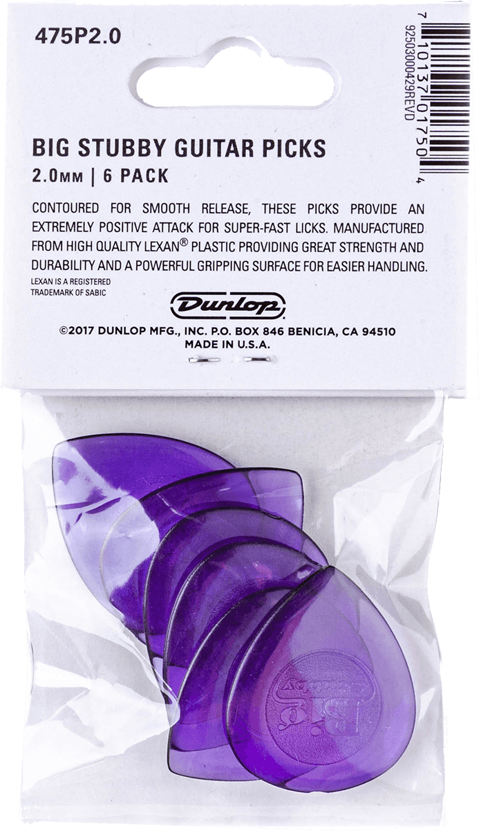 Big Stubby 2.00 mm , Player's Pack (6 Stck.)