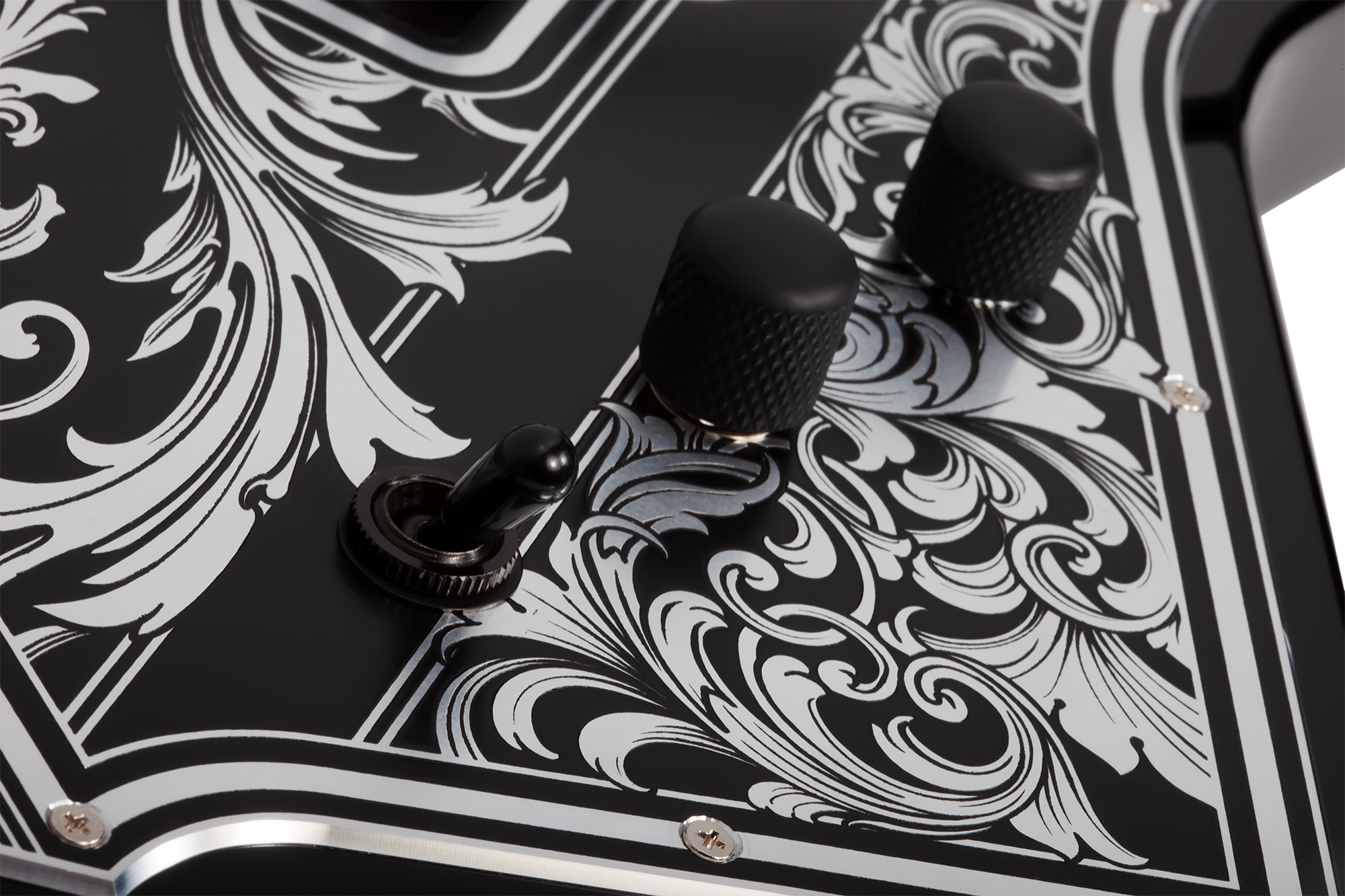 E-1 FR Pryzm Palladium Gloss Black E-Gitarre