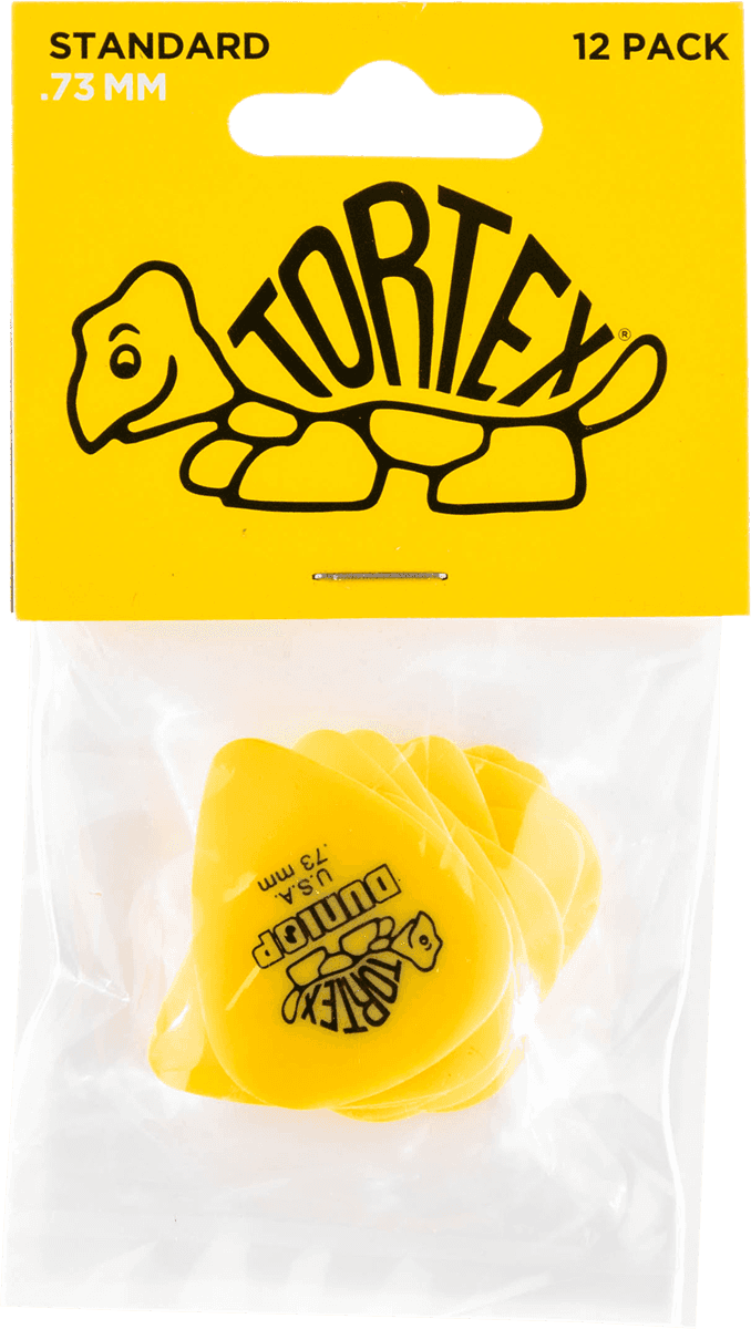 Tortex Standard Picks, Player's Pack, 12 pcs., yellow, 0.73 mm