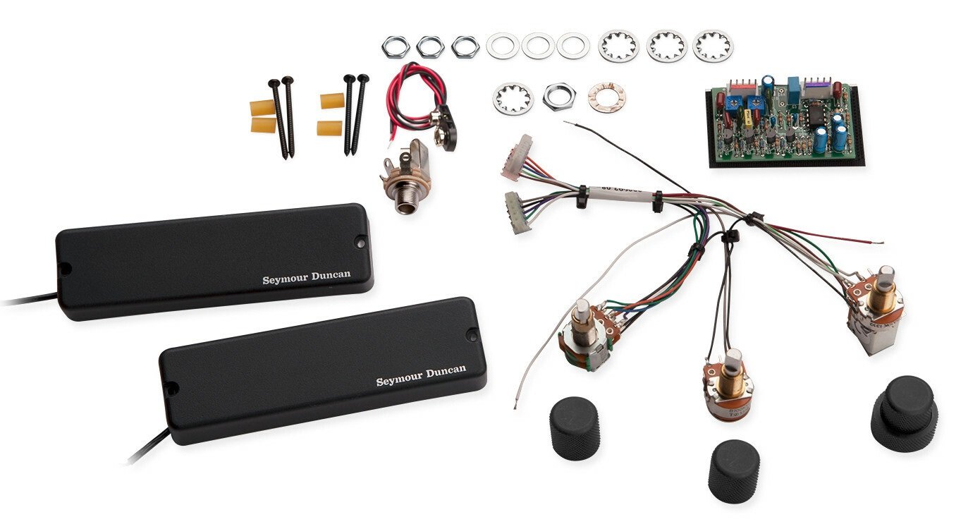 ASB-2ASB - Steve Bailey Active Soabpar, Bass Pickup Set, Phase II/Bartolini Size, 6-String, with 2-B