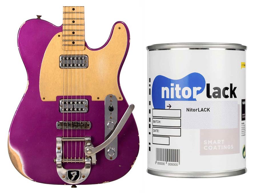 Nitrocelluloselack Lila Metallic - 500ml Dose