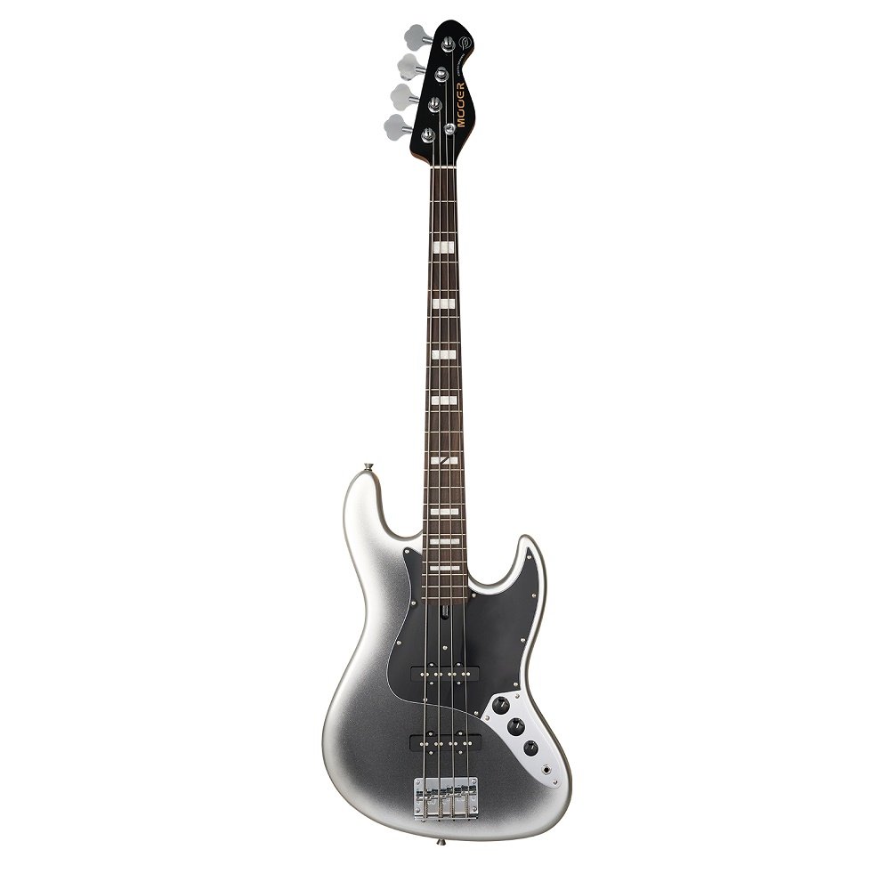 MBJ412 Electric Bass Guitar Dark Silver